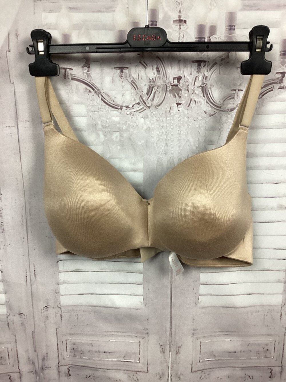 Cacique Bra Tan Padded Tee Shirt 38DDD